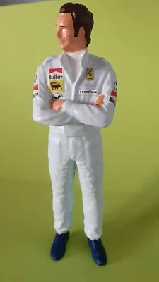 NIKI LAUDA Ferrari 312B3 1974 pilot Mini DRIVER FIGURE 1:12 RESIN for MG MODEL - Immagine 1 di 4
