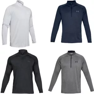 Under Armour Mens UA Tech 1/2 Zip Sweater Training Breathable Gym Top - Picture 1 of 28