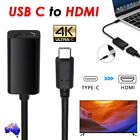 4k Usb C To Hdmi Type C 3.1 Output Cable Lead Convertor For Samsung Chromebook
