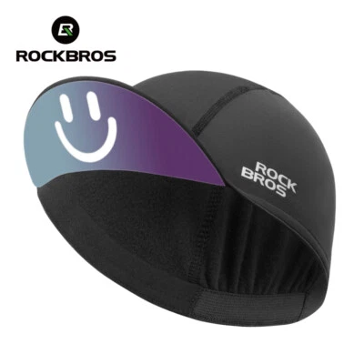 ROCKBROS Cycling Cap Outdoor Thermal Fleece Motorcycle Hat Winter Comfortable - Image 1 of 4