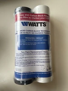 Watts WP560088 Two Pack Replacement Filters - SEALED - Picture 1 of 2