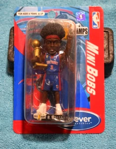 2004 DETROIT PISTONS #3 Ben Wallace W/Trophy Mini 4" Bobblehead NBA Champs G-1 - Picture 1 of 4