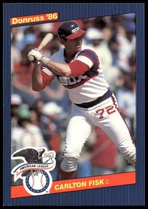 1986 Donruss All-Stars Carlton Fisk Chicago White Sox #17