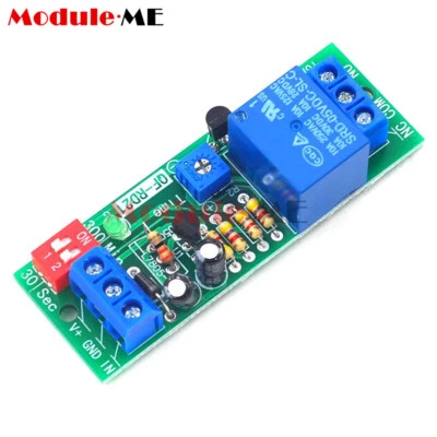 DC 5V 12V 24V Adjustable Time Delay Timing Timer Relay Switch Turn ON/OFF Module - Image 1 of 4