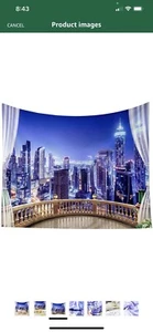 Beach tapestry wall hanging - Picture 1 of 5