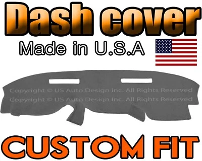 fits 1988-1989  CHEVROLET ASTRO VAN  DASH COVER DASH BOARD PAD /  CHARCOAL GREY - Image 1 of 4