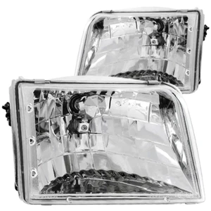 ANZO 111036 Headlight Assembly Headlight Set FITS 1993 1997 ford ranger crystal - Picture 1 of 7