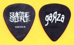 Suicide Silence Chris Garza Signature schwarzes Gitarren-Plektrum - 2017 Reinigungstour