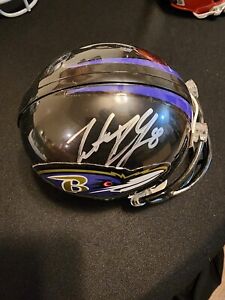 Trent Dilfer Baltimore Ravens Signed Mini Helmet Beckett