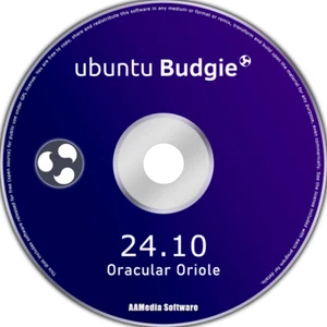 Ubuntu Budgie 24.10 64bit Live Bootable DVD Rom Linux Operating System - Picture 1 of 2
