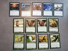mtg 13 x rare m11, mana leak, merfolk spy, llanowar elves etc. M/NM