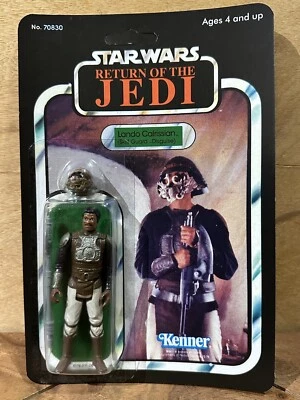 Figura de acción Star Wars Lando Calrissian Skiff de colección en personalizado 65 Bk ROTJ Foto 1 de 4