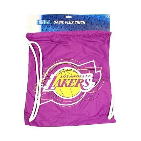 Los Angeles Lakers NBA Drawstring Cinch Bag Backpack Cover