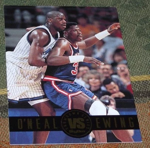 1993-94 SkyBox Showdoen Series SS2 Pat Ewing Shaquille O'Neal Insert Card *A6 - Picture 1 of 1