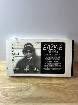 Eazy-E The Videos VHS ‘Just Tah Let You Know’  1995 *READ DESCRIPTION!* - Image 1 of 2