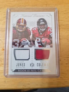 2015 Panini National Treasures Matt Jones Tevin Coleman * Jersey Relic # 95/99* - Bild 1 von 2
