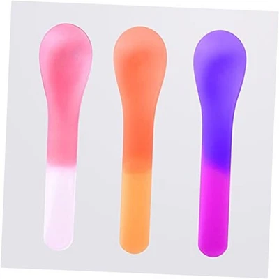 30 Color-Changing Ice Cream Spoons - Dessert 30 Pieces Pink, Orange, Lavender - Image 1 of 4