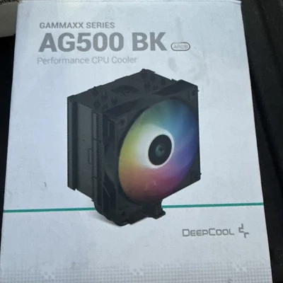 GAMMAXX Deep Cool AG500 BK ARGB CPU Air Fan Cooler Black - Image 1 of 2