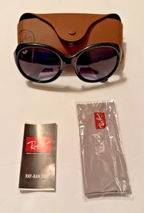 Gafas de sol Ray Ban RB4191 601/8G pulidas negras/negras degradadas 57-19-135 3N - Imagen 1 de 8