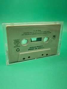 Judas Priest - Cassette - Point of Entry CASSETTE & CASE ONLY No Inlay Slipcover - Picture 1 of 6