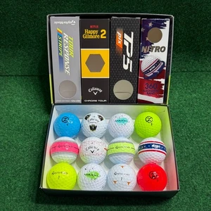 12 NEW & UNIQUE Multicolor Assorted Mix Golf Balls - GOLF LOVERS VARIETY DOZEN - Picture 1 of 9