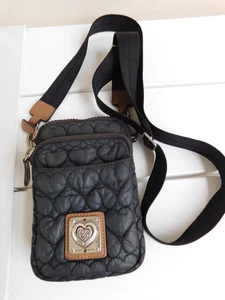 BRIGHTON KORA Heart 2 HEART Quilted Cell Phone Case Organizer Crossbody Bag READ - Picture 1 of 7