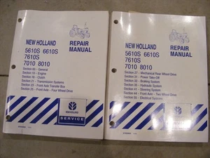 New Holland 5610S 6610S 7610S 7810S 7010 8010 Tractor Service Repair Manual - Picture 1 of 1
