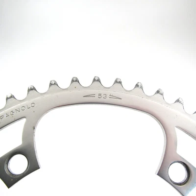 Campagnolo Super Record 53t 144mm bcd road chainring #753/A, 1970-80's - Image 1 of 4