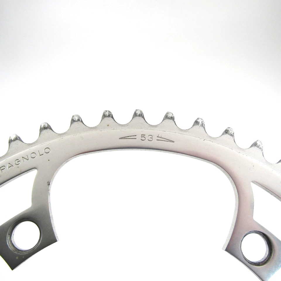 Plato de carretera Campagnolo Super Record 53t 144 mm bcd #753/A, años 70-80 Foto 1 de 4