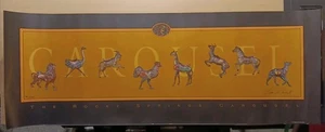 Póster de colección 1998 de The Rocky Springs Carousel firmado numerado 13" X 36" - Imagen 1 de 14