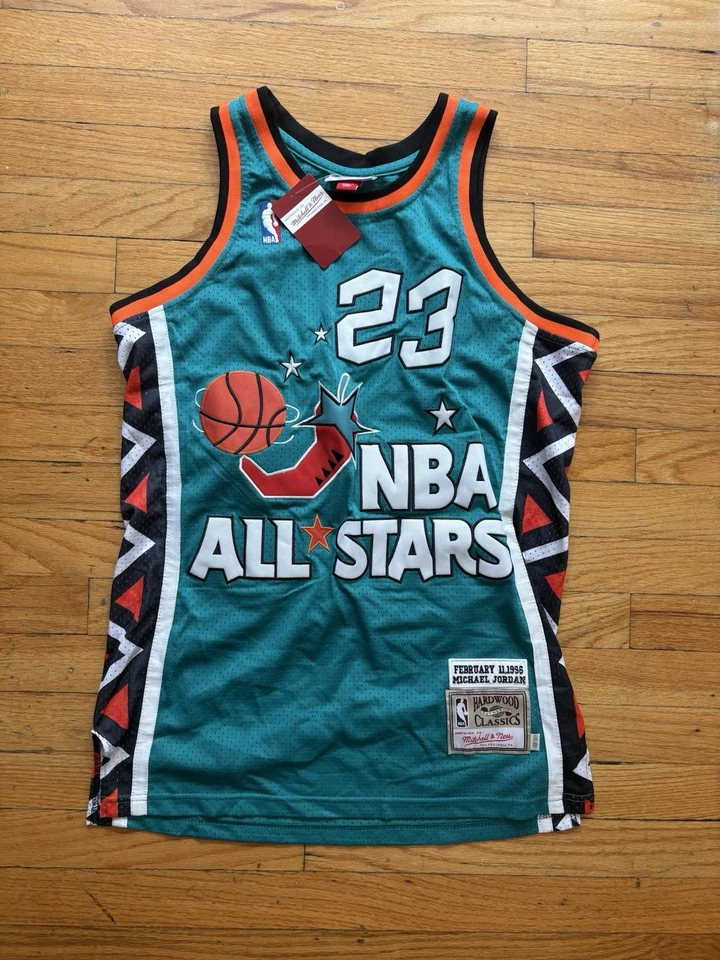 RARE Michael Jordan 1996 Mitchell & Ness NBA All Star Jersey Size M (40) - Image 1 of 4