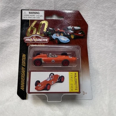 MAJORETTE 2024 60TH ANNIVERSARY EDITION FORMULA 1 RACE CAR ORANGE - Image 1 of 4