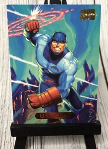 US AGENT 1994 Marvel Fleer Marvel Masterpieces #129 Comic Card Hildebrandt - Picture 1 of 4