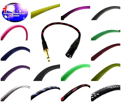 From OZ Quality 1/2/5PC 40cm XLR 3-Pin Male 6.35mm 1/4" Male TS Mono Cable Lead - Image 1 of 4