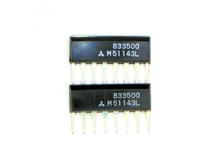 M51143L "Original" Mitsubishi 8P SIP IC 2 piezas - Imagen 1 de 1