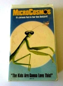 MicroCosmos VHS Video Tape Clamshell Jurassic Park Of Bugs In Your Backyard - Picture 1 of 2