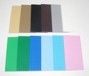 Lego ® Construction Plaque Base 8x16 Plate Platten Choose Color ref 92438 NEW - Picture 1 of 16