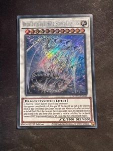 Blue-Eyes Ultimate Spirit Dragon - SDWD-EN043 - Secret Rare - 1st Edition N/M - Foto 1 di 2