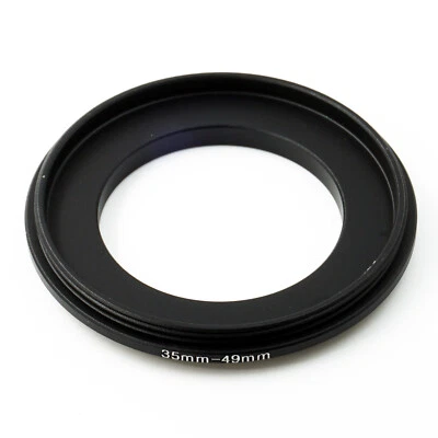35-49 Male to Male 35mm x0.75 - 49mm x0.75 Double Outer Thread Lens Adapter Ring - Image 1 of 2