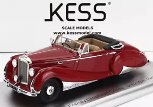 meraviglioso modellino auto 1:43 BENTLEY MKVI FRANAY DROPHEAD COUPÉ CABRIOLET 1947 - rosso - Foto 1 di 2
