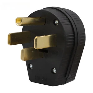 For NEMA 14-50P Male Plug 50A 125/250V Dryer RV Generator Plug 14-50 - Picture 1 of 6