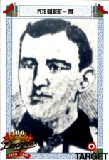 1990 TARGET DODGERS- #958 PETE GILBERT BROOKLYN GROOMS