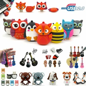 USB Stick 2.0 Cartoon Flash Drive Memory Stick 64GB 32GB 16GB Speicherlaufwerk - Bild 1 von 89