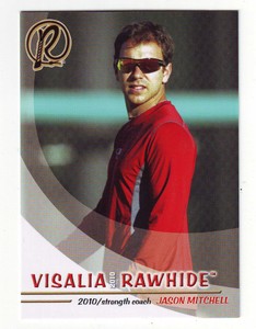 2010 Grandstand Visalia Rawhide Jason Mitchell - Arizona Diamondbacks