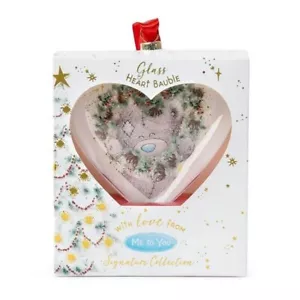 SIGNATURE GLASS HEART BAUBLE | ME TO YOU | CHRISTMAS - Bild 1 von 3