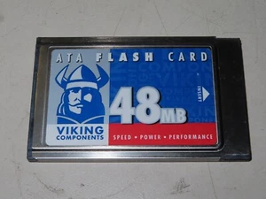 Viking 48MB PCMCIA Type 2 ATA Flash Memory Storage PC Card - Picture 1 of 2