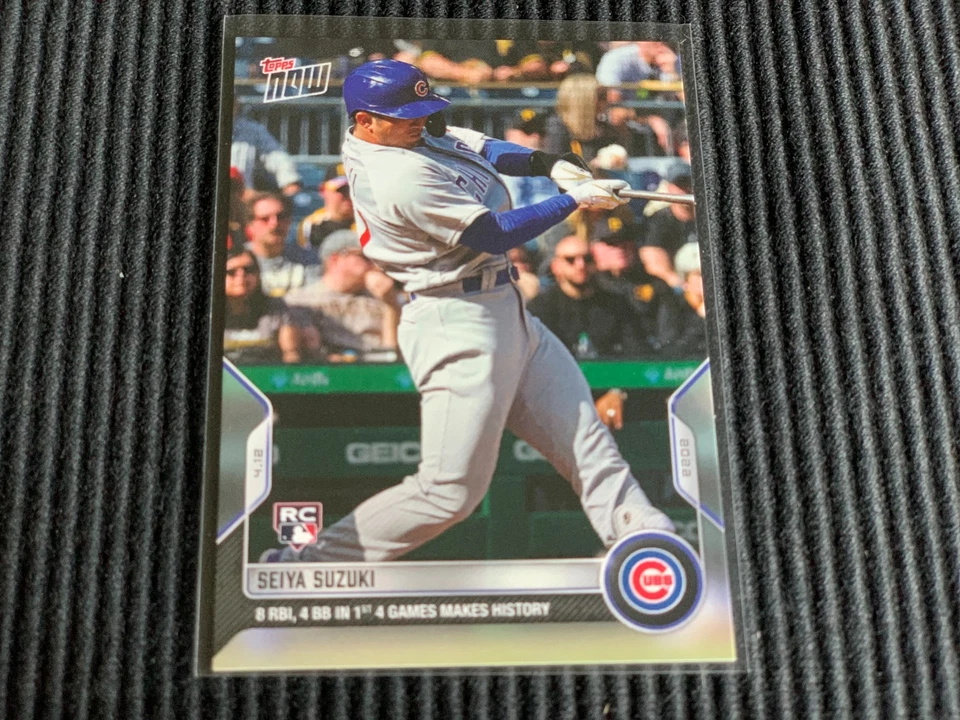 2022 TOPPS NOW #40 SEIYA SUZUKI *ROOKIE CARD*  CUBS - Image 1 of 1