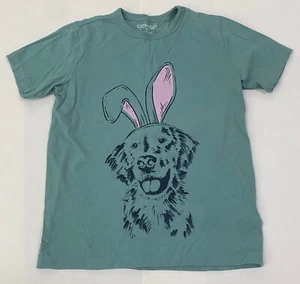 Crewcuts J.Crew T-Shirt Dog Bunny Size Medium (8-10) Graphic Tee Unisex - Picture 1 of 10