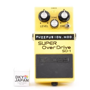 Boss SD-1 Modified SuperOverdrive FuzzFusion Clipping 1N34A&LED3mm Used JP#64373 - Picture 1 of 23