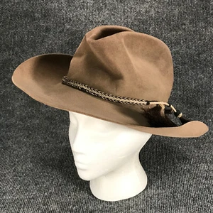 Vintage Resistol Felt Hat Western size 7 1/4 Perfectly Worn Cowboy Cowgirl TX 4x - Picture 1 of 23